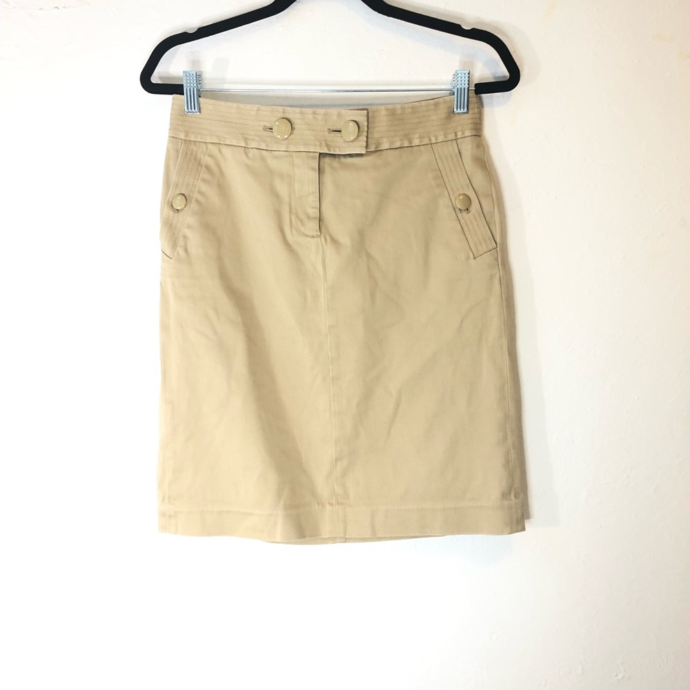 Jcrew women’s pencil skirt tan career size 2
